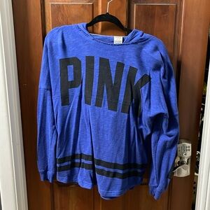 Blue Victoria’s Secret Pink sweatshirt size medium